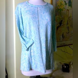 Sigrid Olsen Linen knit sweater
